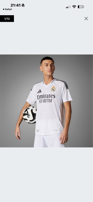 Camiseta Real Madrid Jugador 24/25 Talla XL