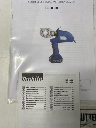 : Prensa Electrohidráulica Makita ESDC60 60kN