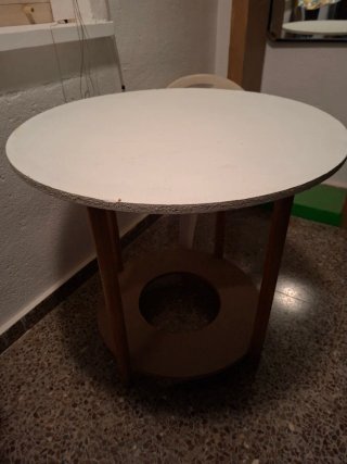 Mesa camilla redonda con/ o sin mantel