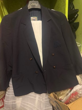Traje de comunión marinero blanco y azul