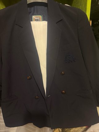 Traje de comunión marinero blanco y azul