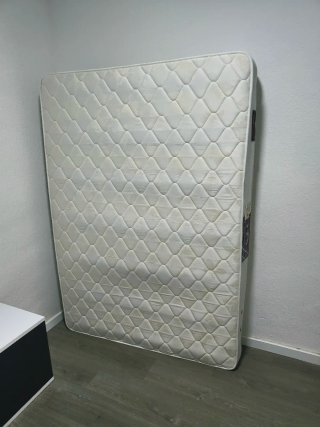 Cama Completa 135 x 190 cm - Somier Patas Colchón