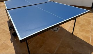 Mesa Ping Pong Azul (Madera Tocada)