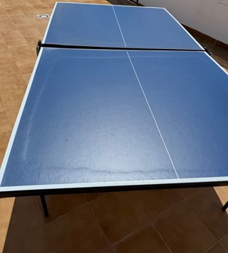 Mesa Ping Pong Azul (Madera Tocada)