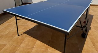 Mesa Ping Pong Azul (Madera Tocada)
