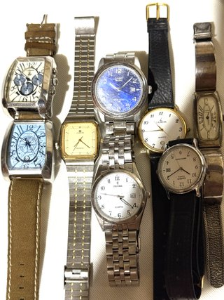 Lotto 8 Orologi Uomo/Donna Vintage e Moderni