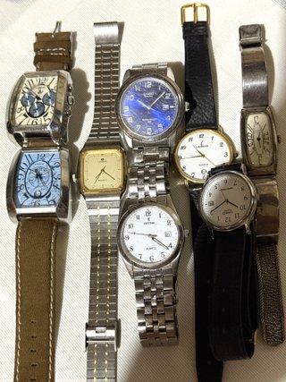 Lotto 8 Orologi Uomo/Donna Vintage e Moderni