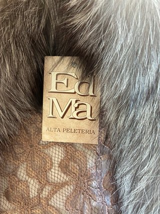 Cuello de pelo natural EdMa gris