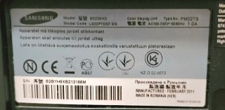 Monitor Samsung 22 HDTV Negro