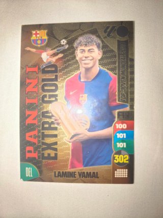 Carta Panini Adrenalyn Lamine Yamal Extra Gold