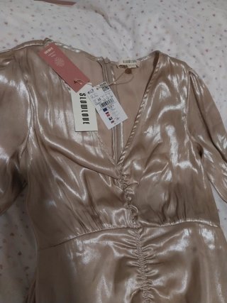 Vestido Sara Carbonero Beige Talla Única