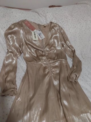 Vestido Sara Carbonero Beige Talla Única