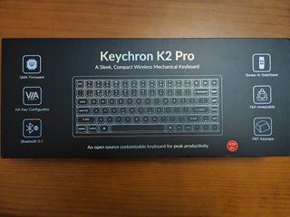 Keychron K2 Pro Teclado Mecânico QMK/VIA Wireless