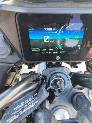 Yamaha Tracer 7 con conectividad smartphone