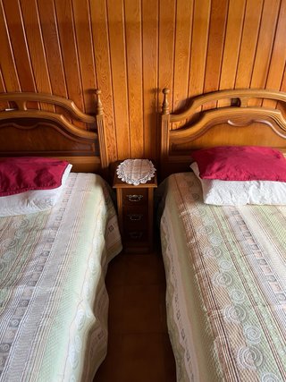 Cama individual 90cm con somier y colchón