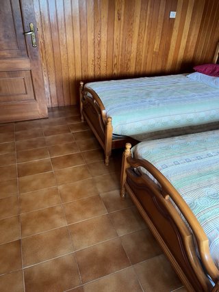 Cama individual 90cm con somier y colchón