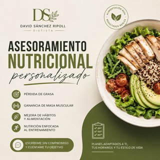 Asesoramiento Nutricional personalizado