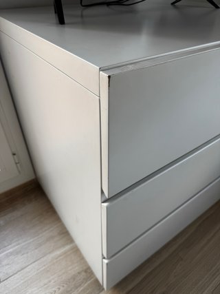 Cómoda cajonera blanca madera
