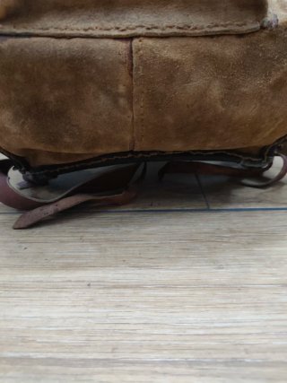 Mochila Cuero Vintage Estilo Militar