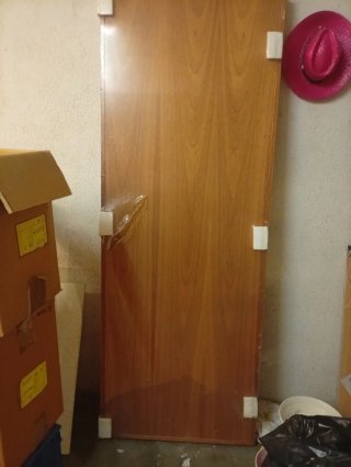 Puerta aglomerado/melamina nueva