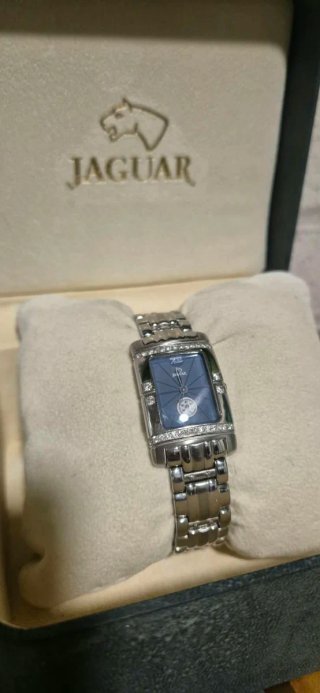 Reloj Jaguar Mujer Esfera Azul y Plata