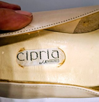 Scarpe eleganti bicolore n. 36.5