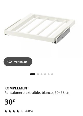 Pantalonero extraíble Ikea