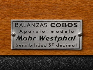 Balanza Mohr-Westphal