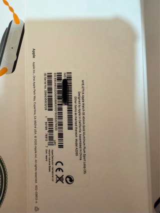 Apple Watch SE 1 gen 40mm Oro Aluminio cellular