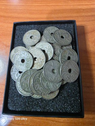 30 Monedas 50 Céntimos Franco 1949 Estrella 52