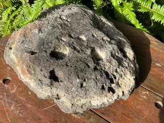 Piedra de molino romana basalto