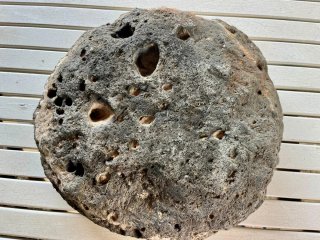 Piedra de molino romana basalto