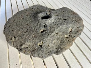 Piedra de molino romana basalto