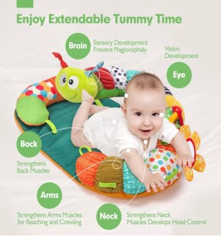 Cojín Bebé 3 en 1 para Tummy Time