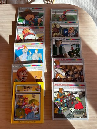 Lote 10 cuentos clásicos.