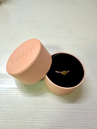 Anillo TOUS Plata y Oro Estrella - Sin estrenar