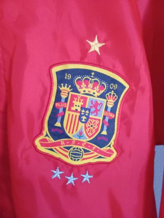 Cortavientos selección española de fútbol.