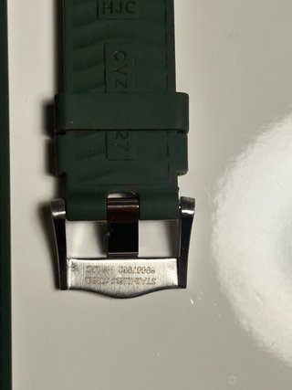 Correa Caucho Omega by Swatch color verde.