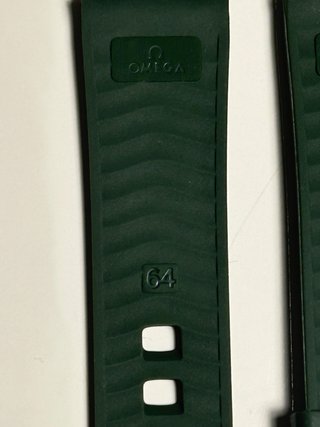 Correa Caucho Omega by Swatch color verde.