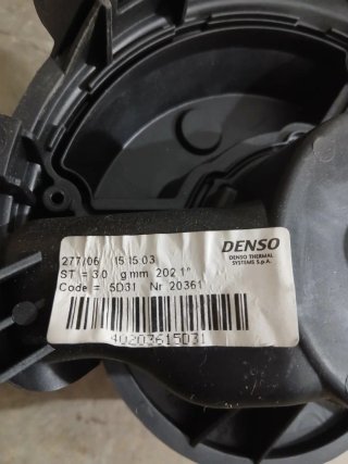 Ventilador habitáculo y resistencia