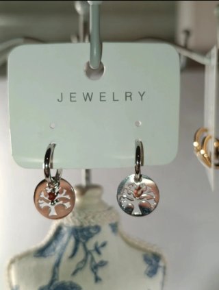 Pendientes Arbol de la Vida Acero. Jewelry