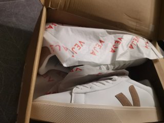 Zapatillas Veja Campo Blanco/Almendra