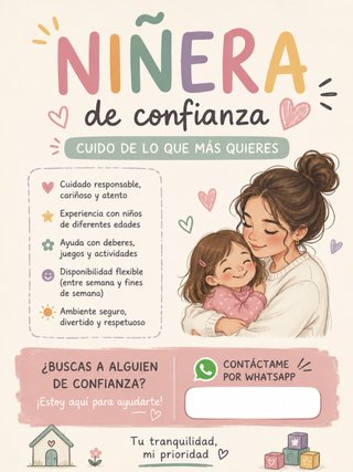 Servicio de niñera