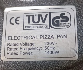 Sartén Horno pizza pan eléctrica