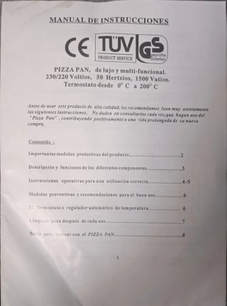 Sartén Horno pizza pan eléctrica