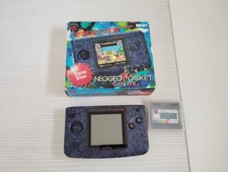 Neo Geo Pocket Color Stone Blue + Dark Arms