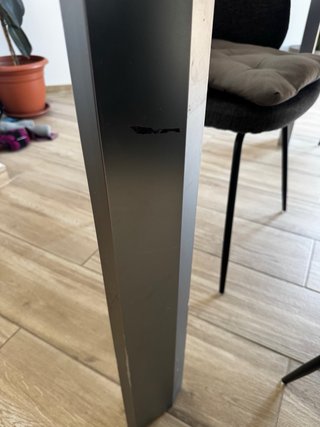 Mesa comedor extensible cristal templado