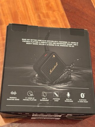 Altavoz Marshall Willen II nuevo a estrenar