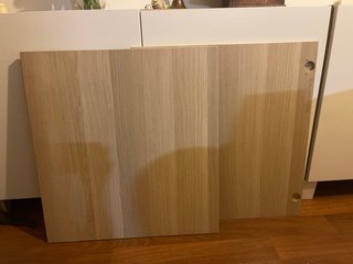 2 Puertas LAPPVIKEN Ikea Roble tinte blanco 60x64
