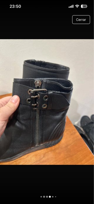 Botines Casadei Piel Negros